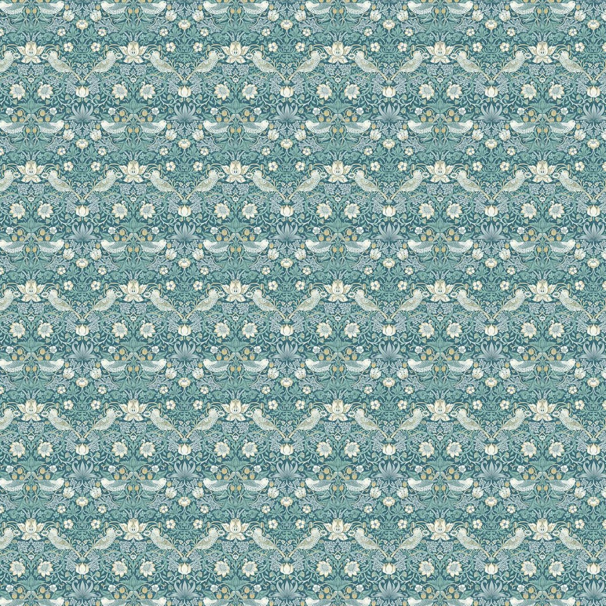 Clarke & Clarke Strawberry Thief Teal