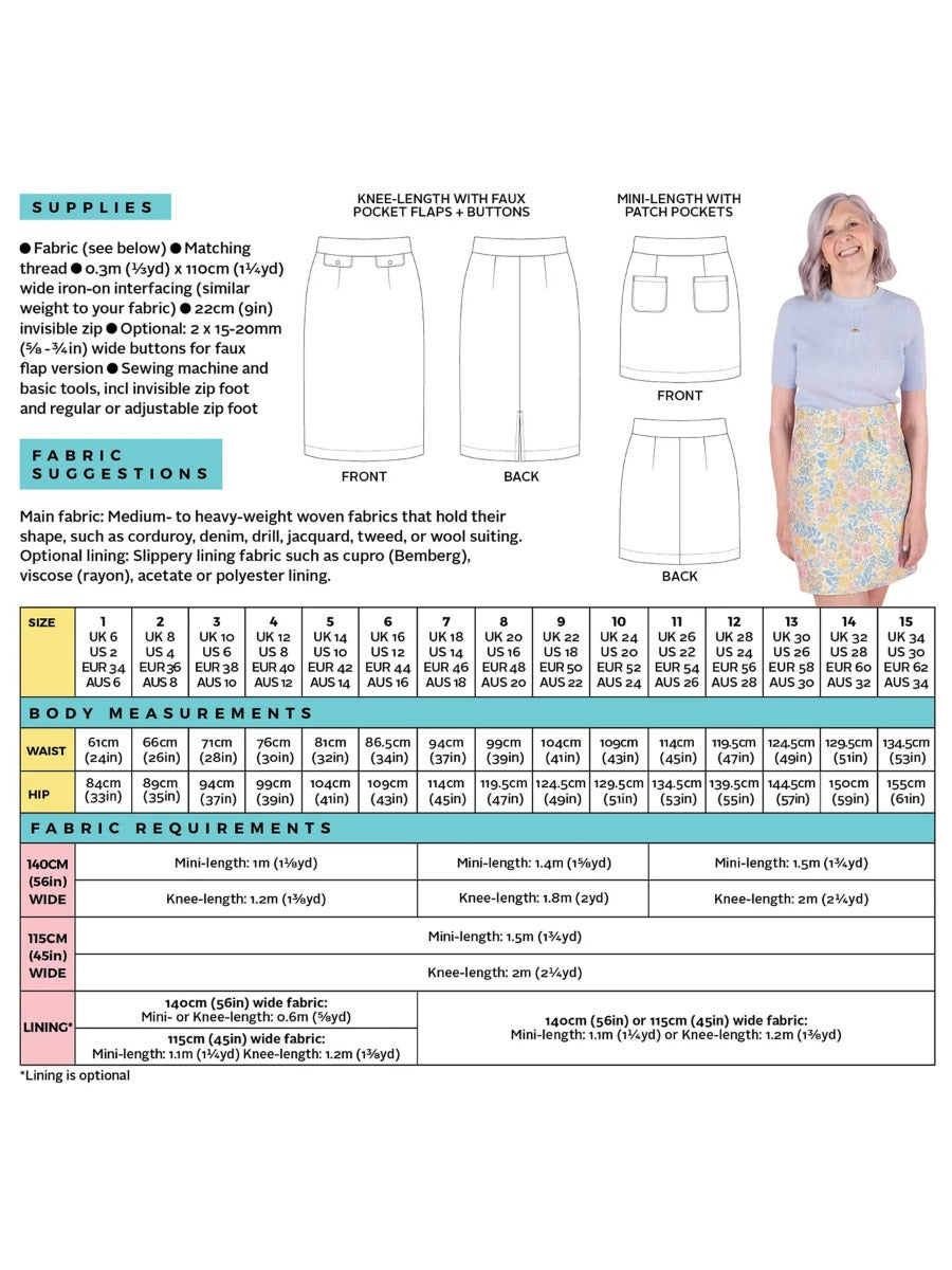 Tilly And The Buttons Ramona Skirt