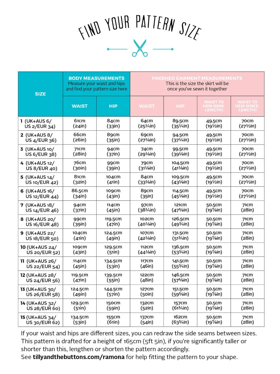 Tilly And The Buttons Ramona Skirt