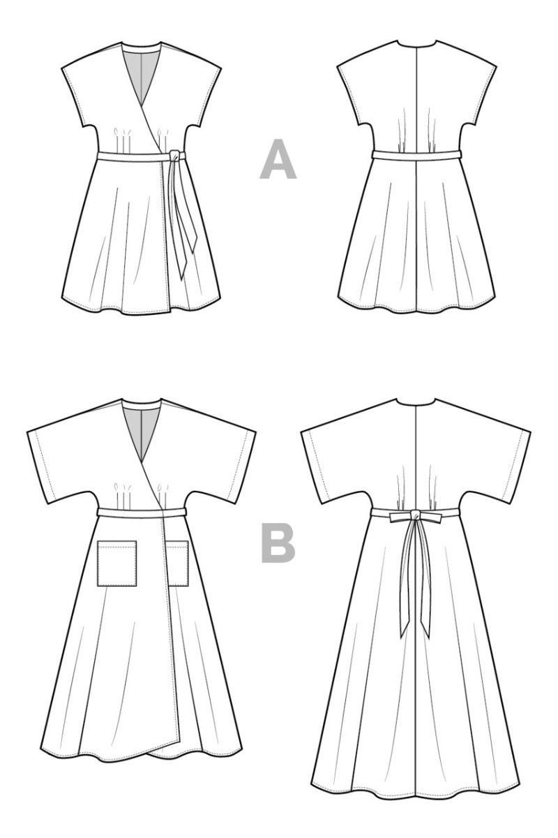 Closet Core Elodie Wrap Dress Sewing Pattern