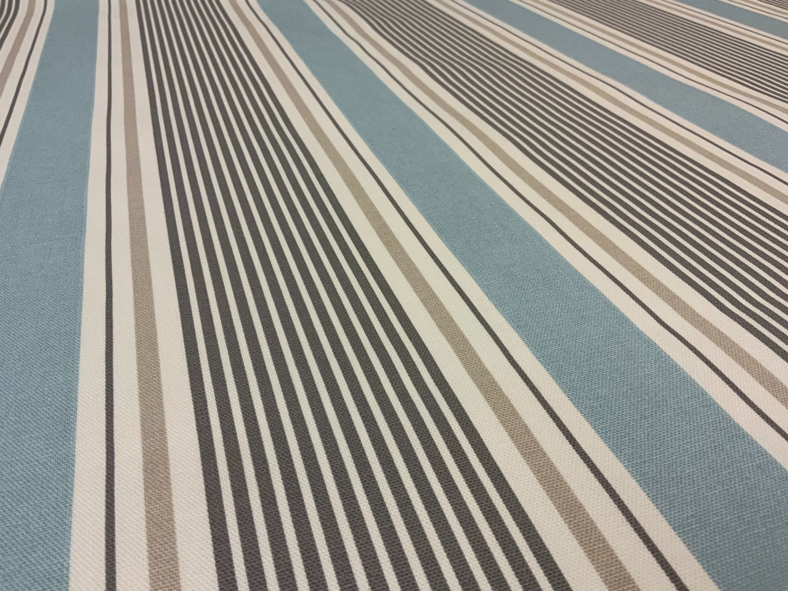 Clarke and Clarke Sail Stripe Mineral