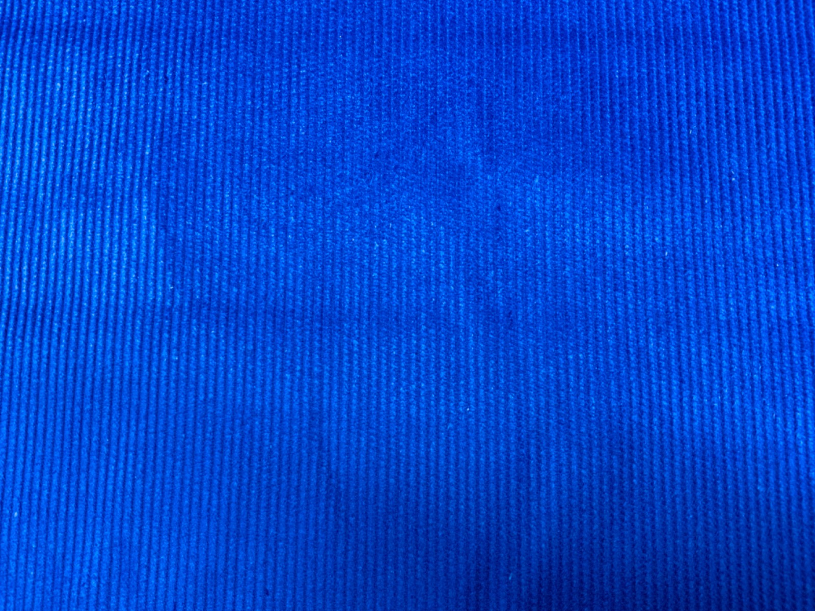 Royal Blue Cotton 8 Wale Corduroy