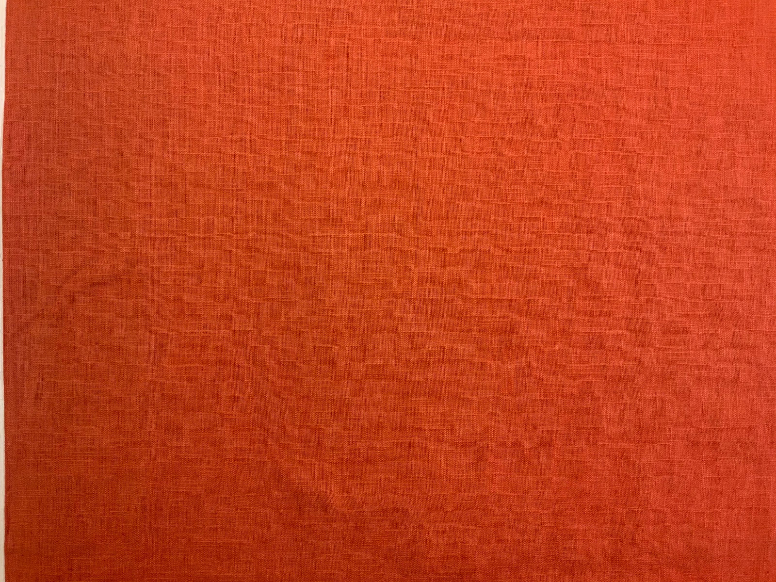 Eco Washed Linen Rust Orange C534