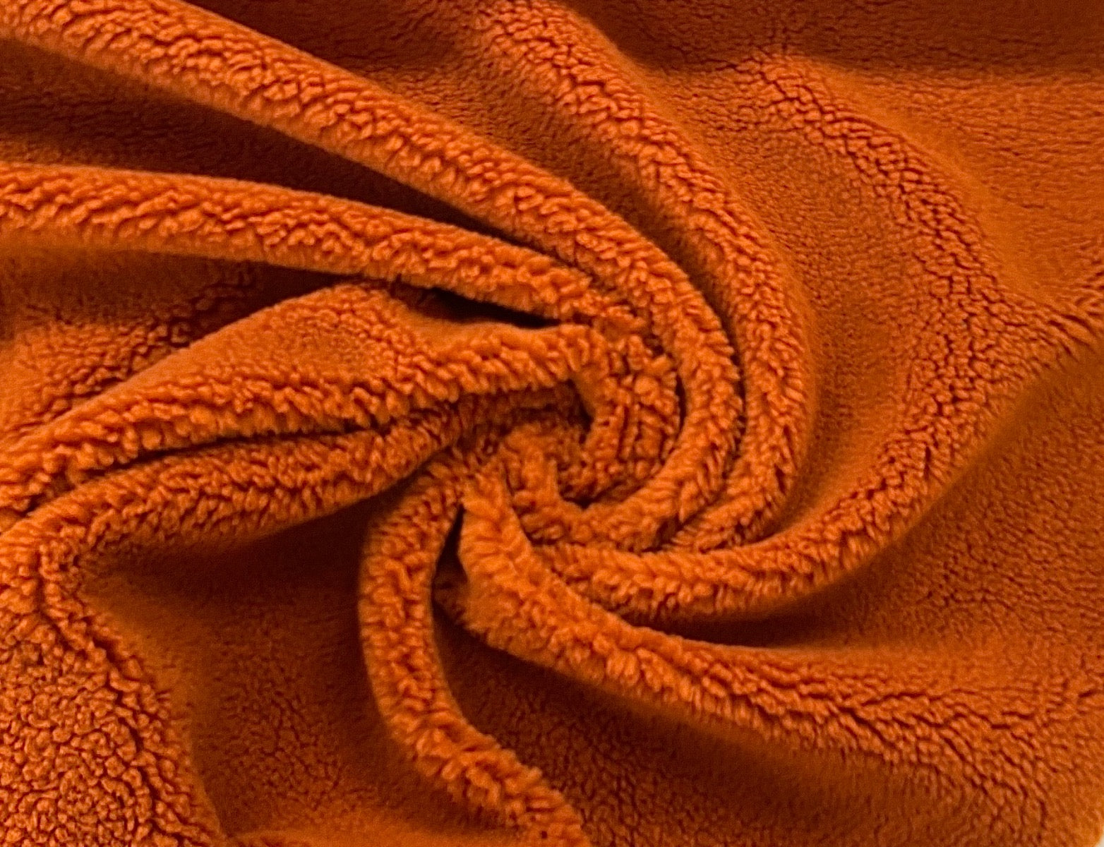 Recycled Luxury Sherpa Fleece Tex Ex 2694 Orange