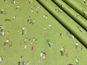 In The Park Linen Green S73