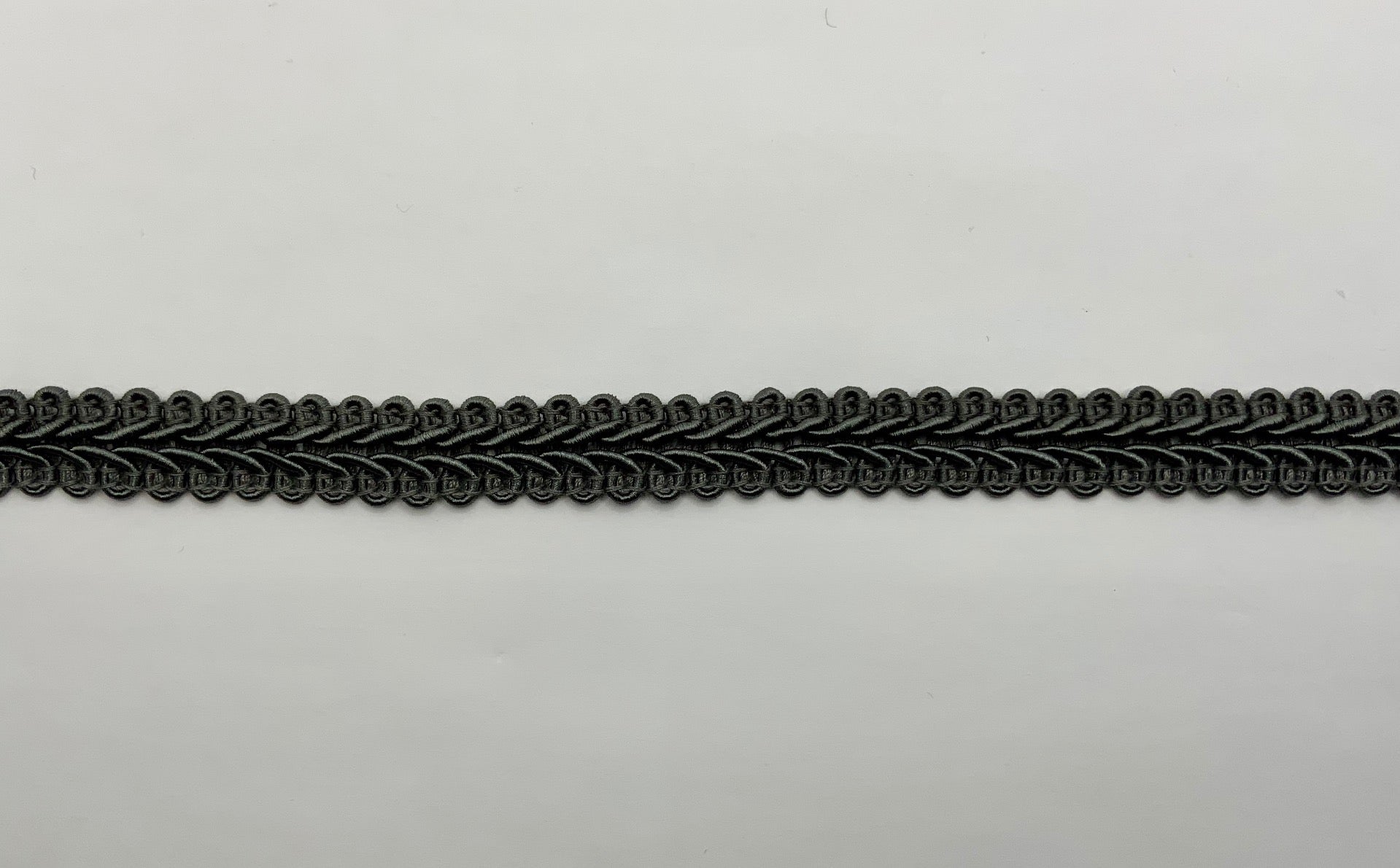 Grey Scroll 1/2" Upholstery Braid