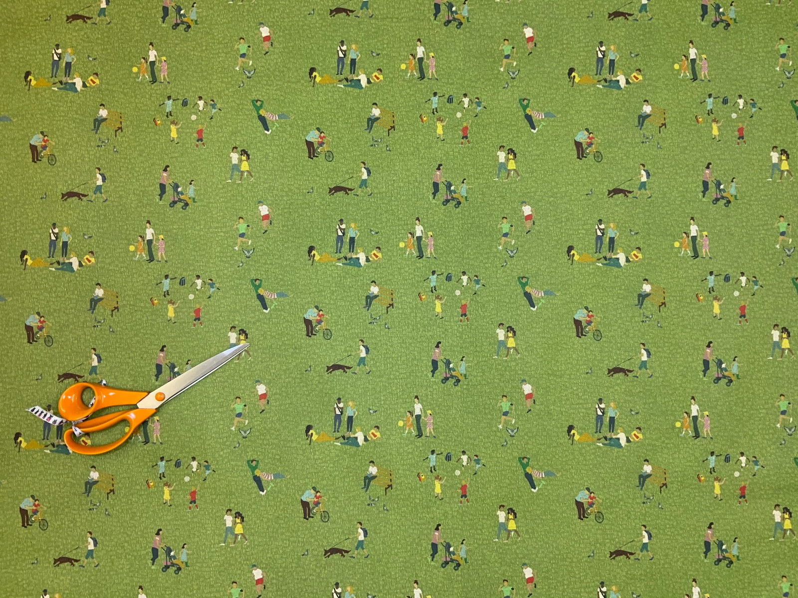In the Park Oilcloth S61