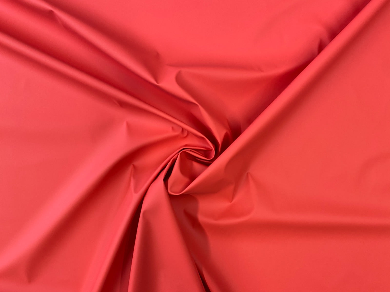 i483 Raincoat Fabric Red. Water Repellent One Way Comfort Stretch