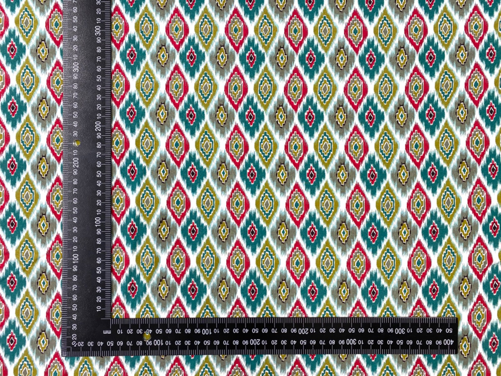 U268 Ikat Viscose Emerald