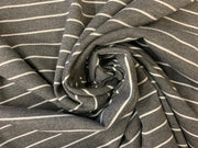 F238 Stripe Heavy Jersey Charcoal