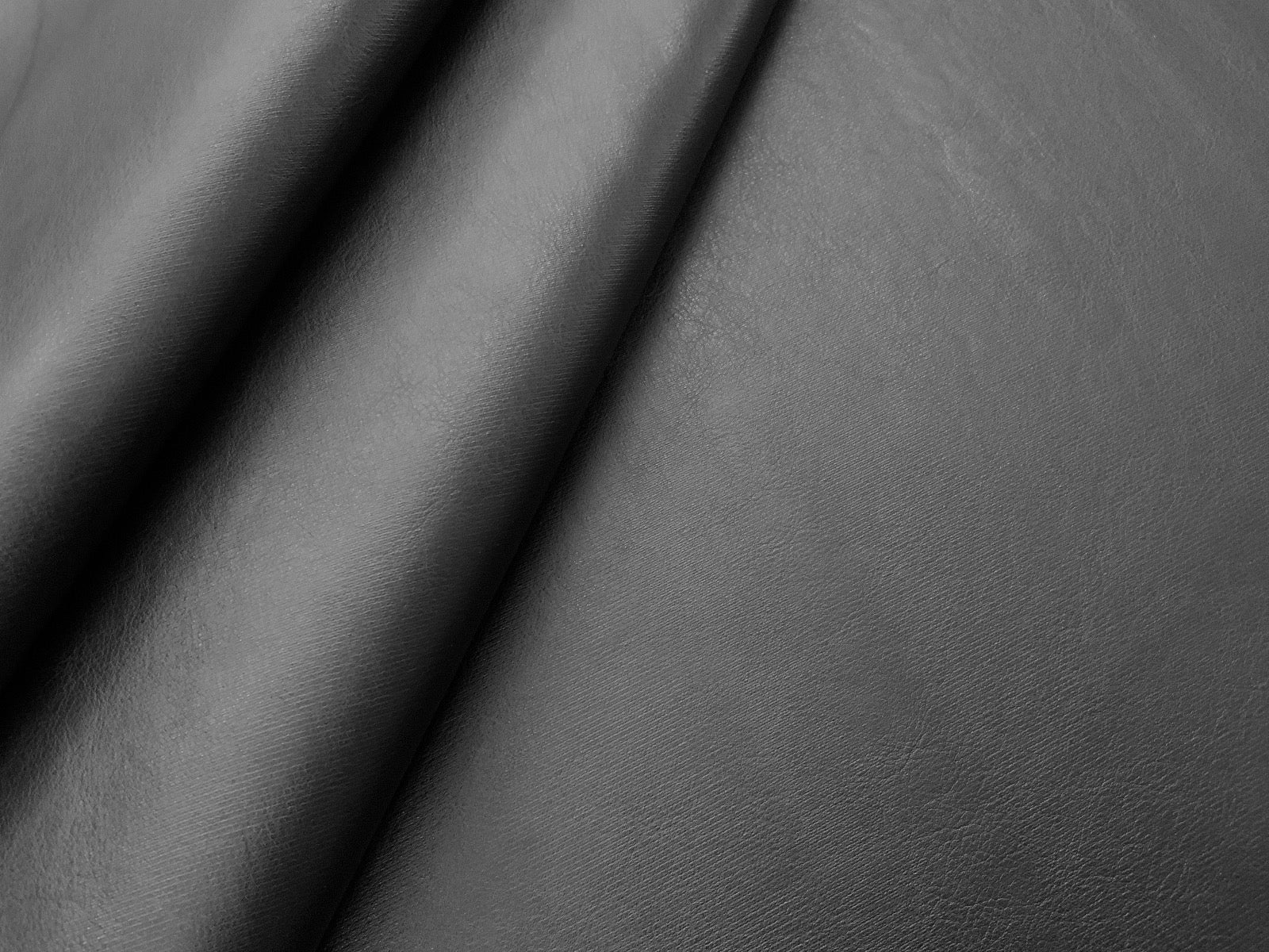 Black Leatherette Fabric
