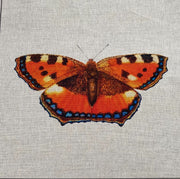Tortoiseshell British Butterflies Cushion Panel