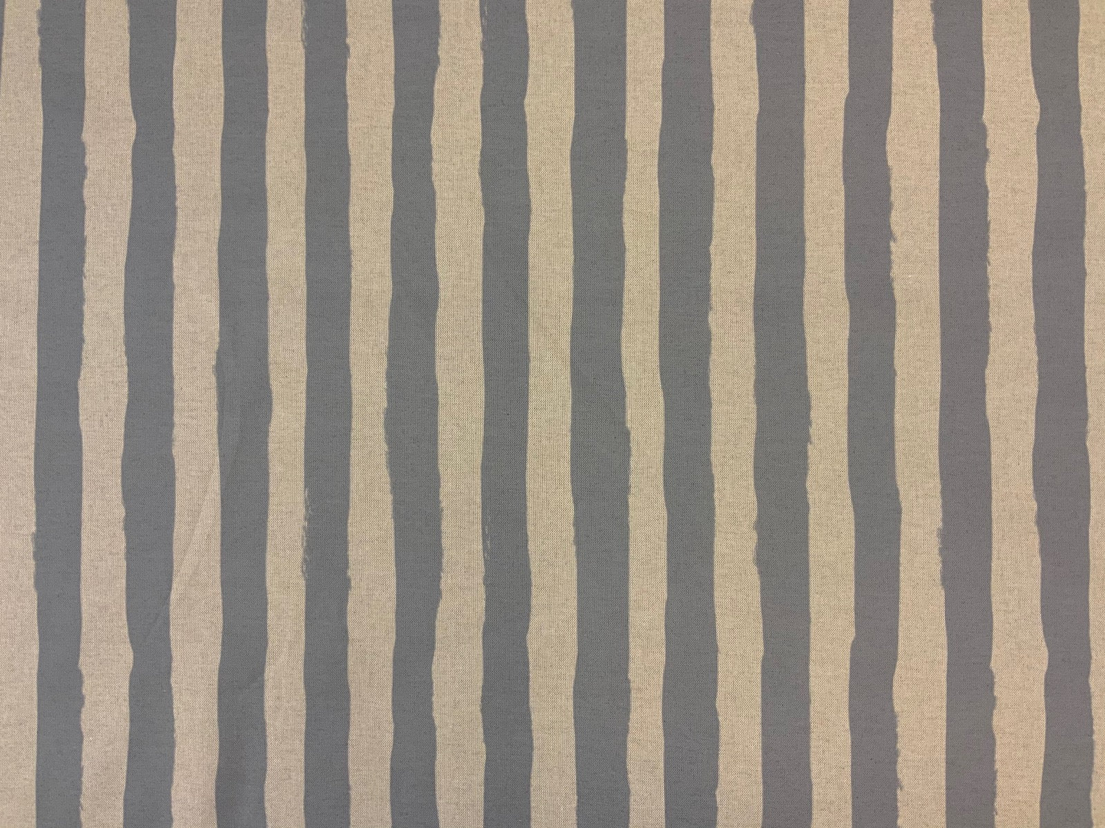 S145 Paint Stripe Oilcloth Grey