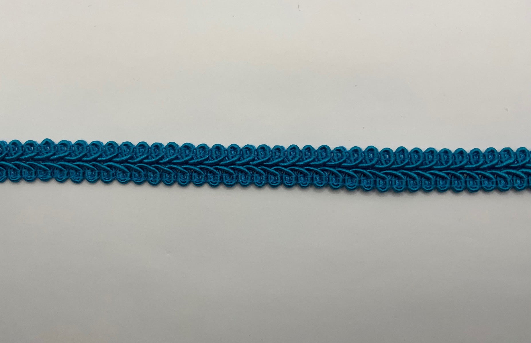 Teal Savini Scroll Upholstery Braid