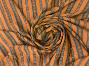 F218 Aztec Tribal Stripe Rust