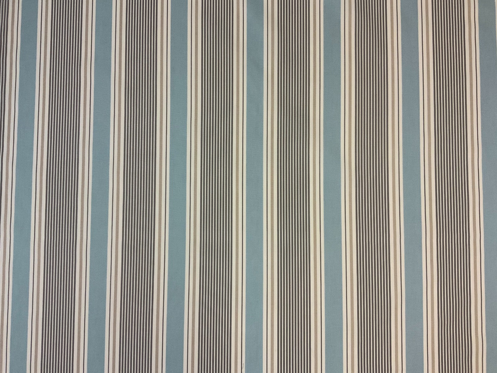 Clarke and Clarke Sail Stripe Mineral