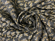 H312 Koi Pond Dress Tapestry Black