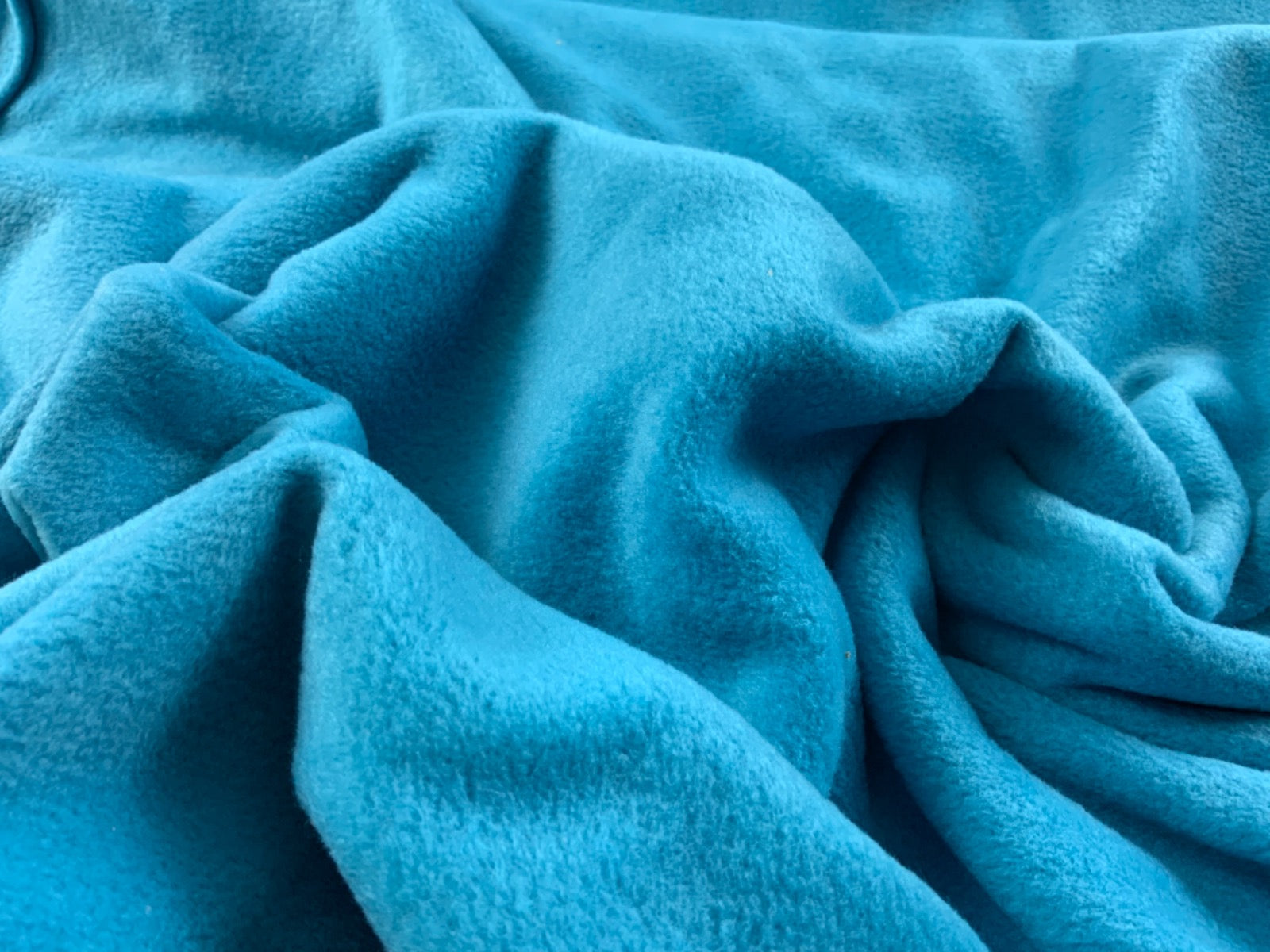 Turquoise Polar Fleece Fabric ES012