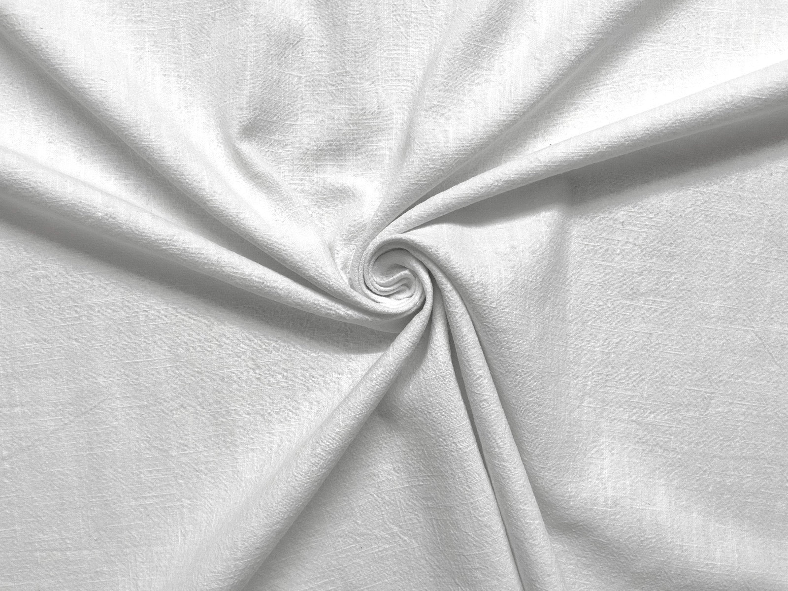 Washed Ramie Linen Look White B170