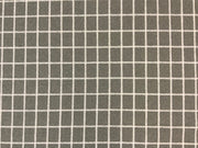 Rope Check Wool Touch Grey F116