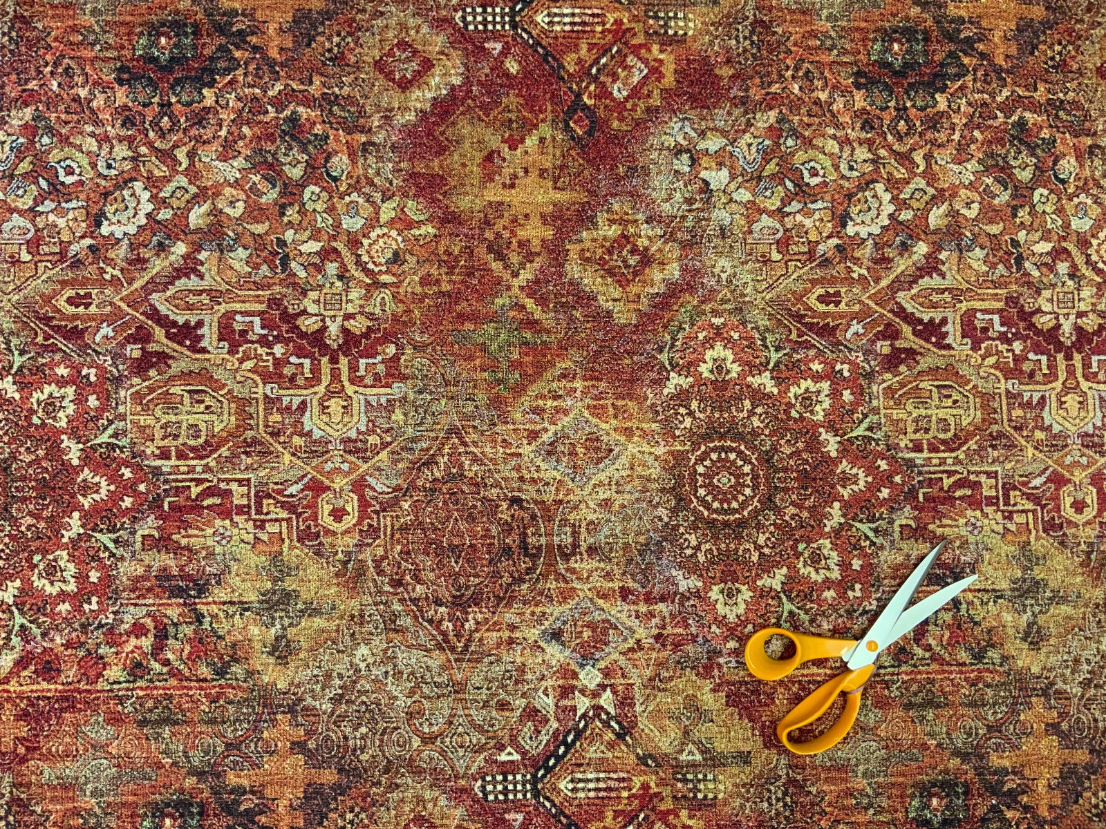 T446 Moroccan Bazaar Tapestry Rust