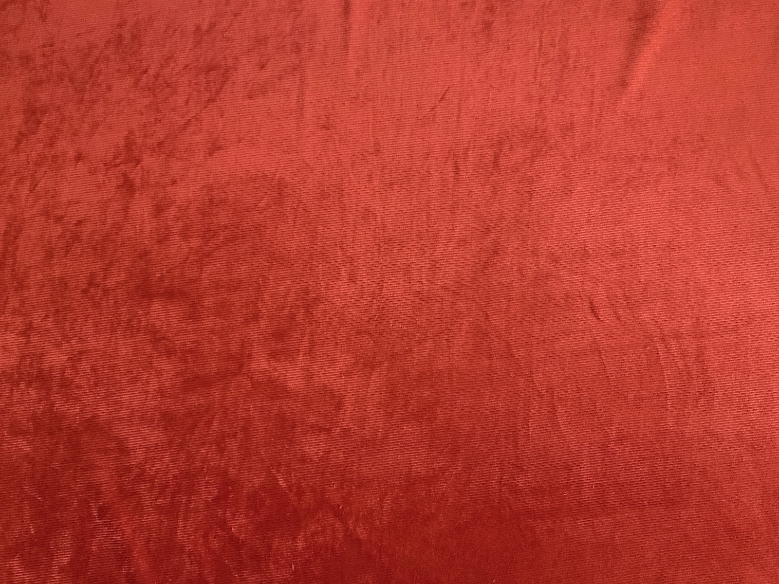 I378 Ribbed Stretch Velour Rust