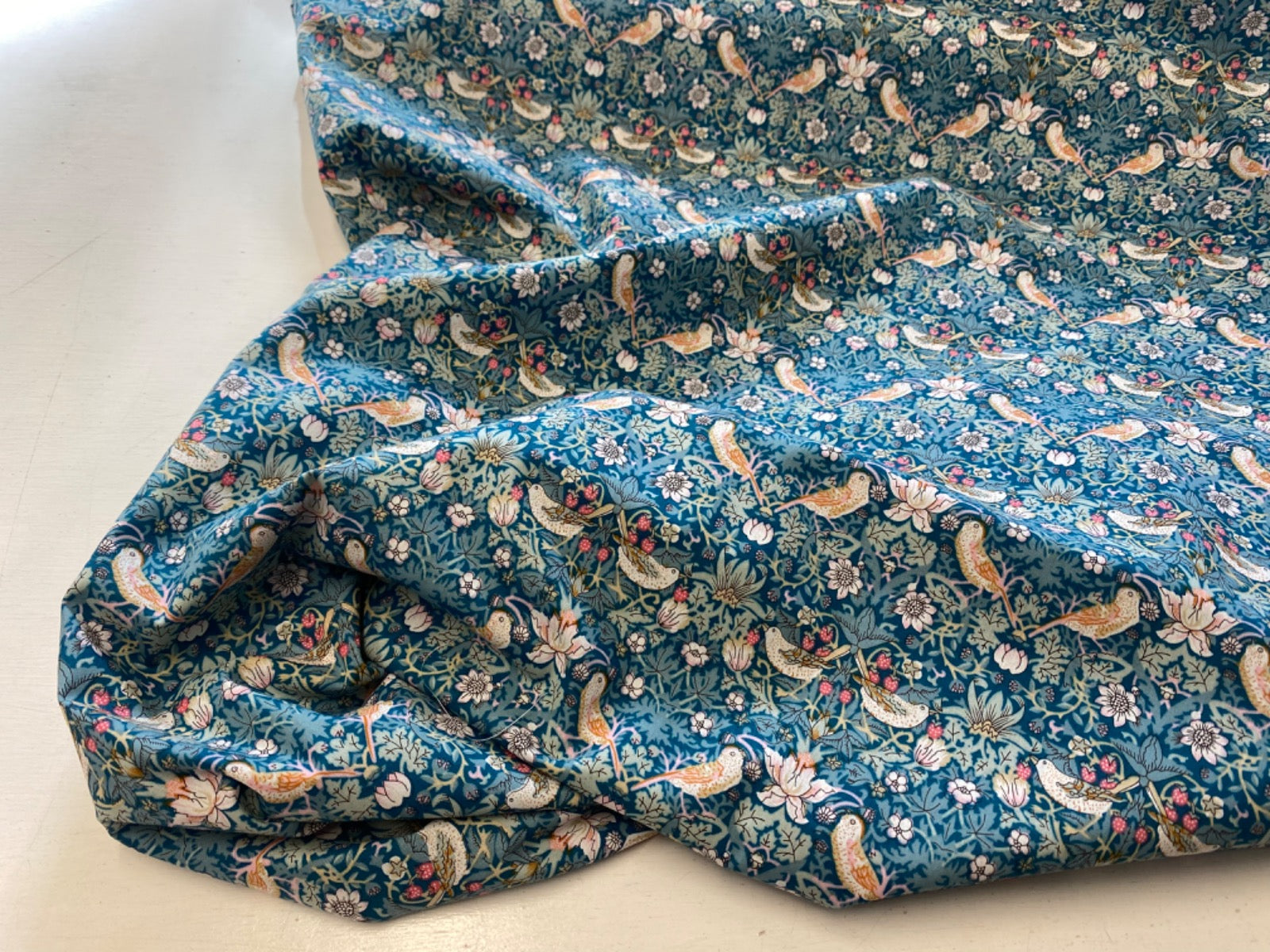 Tex Ex 2725 Hedgerow Birds Navy