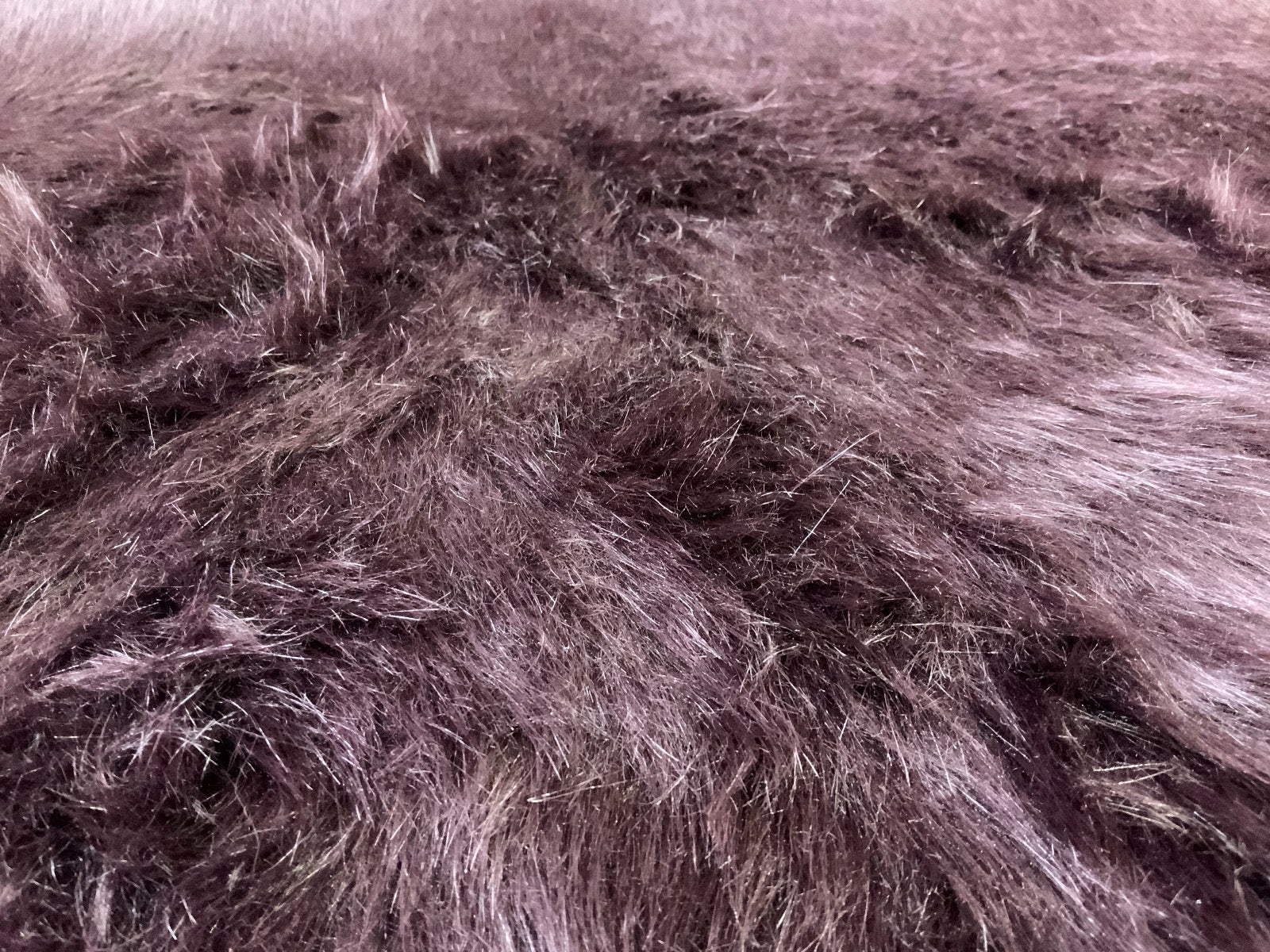 Luxury Longhair Burgundy Faux Fur Tex Ex 2495