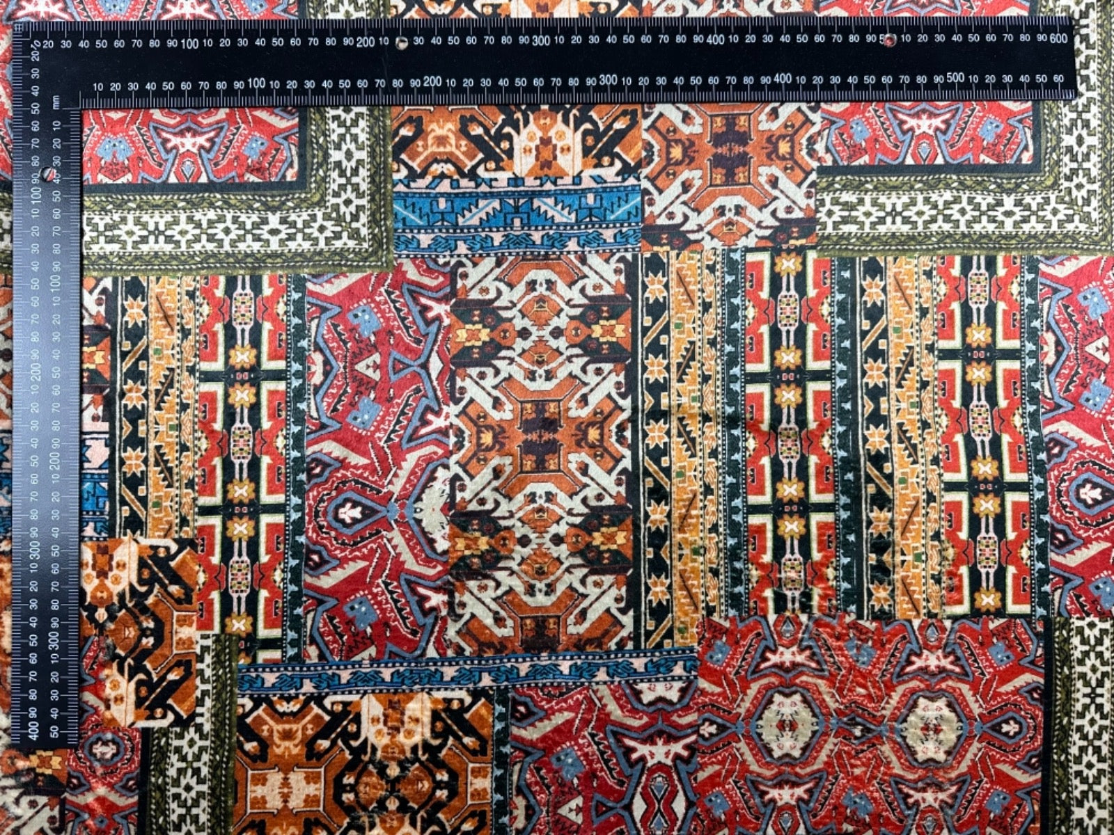 W37 Moroccan Rug Cuddle Fleece Multi