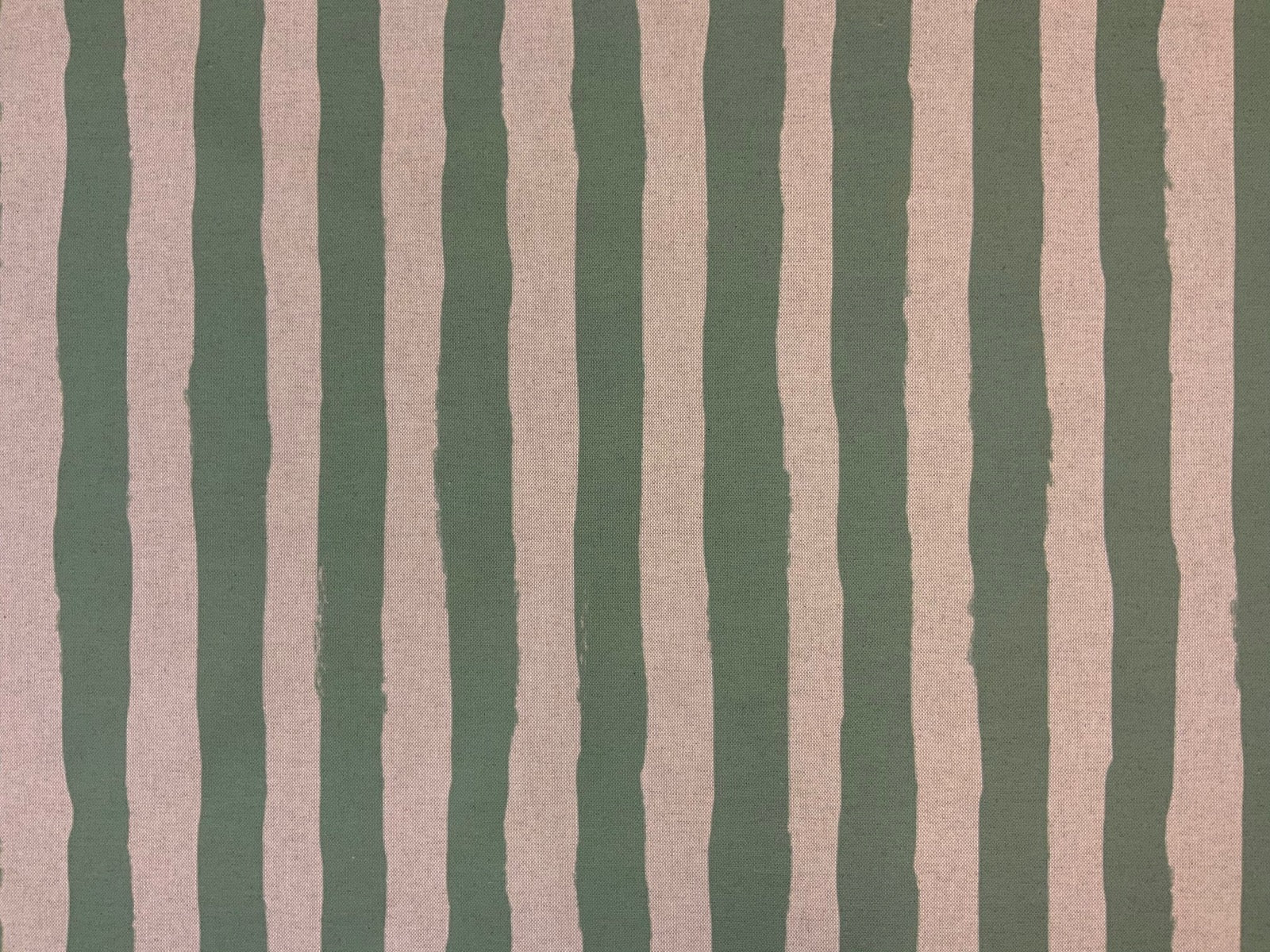 S144 Paint Stripe Oilcloth Green