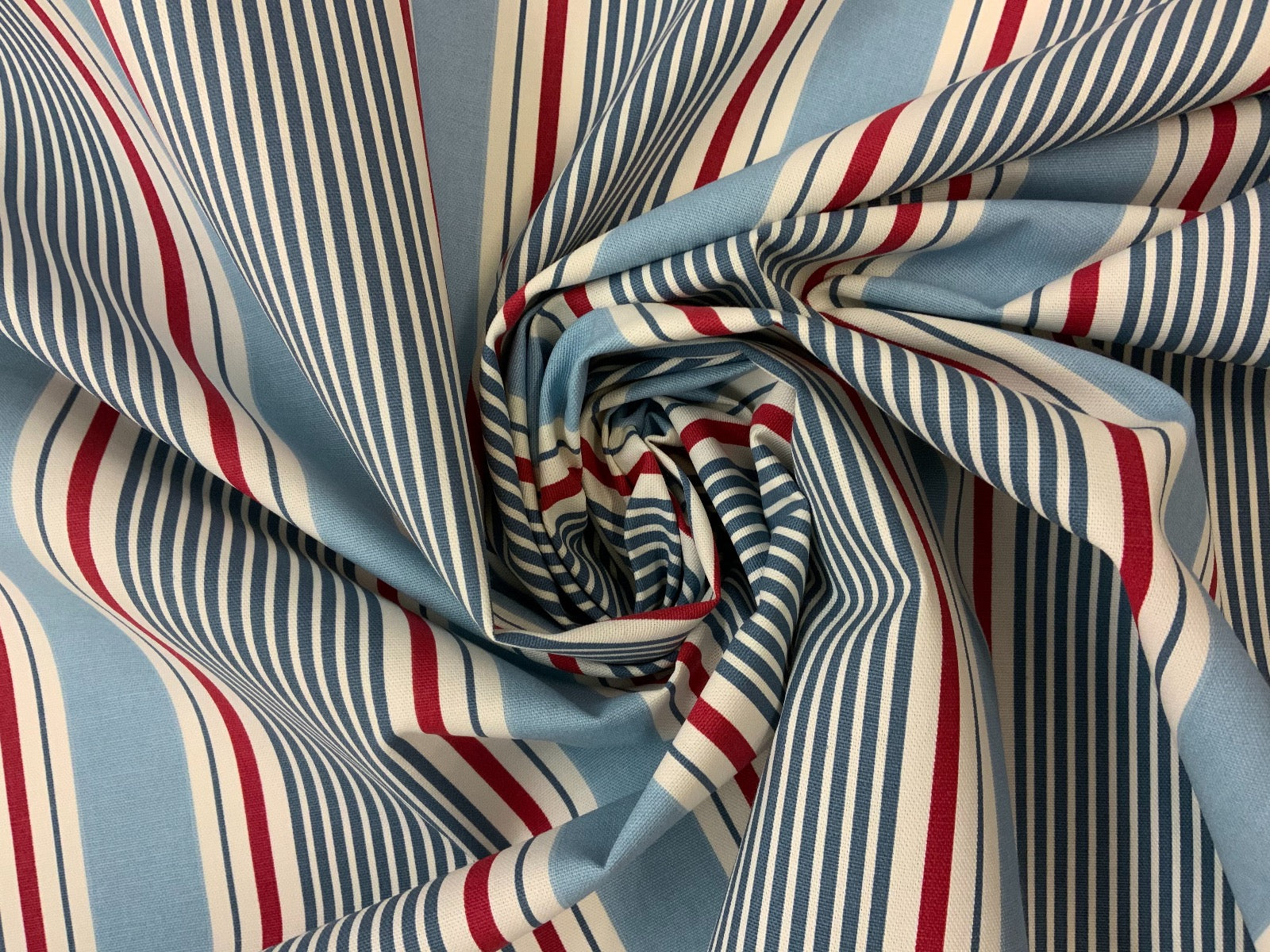Clarke and Clarke Sail Stripe Marine