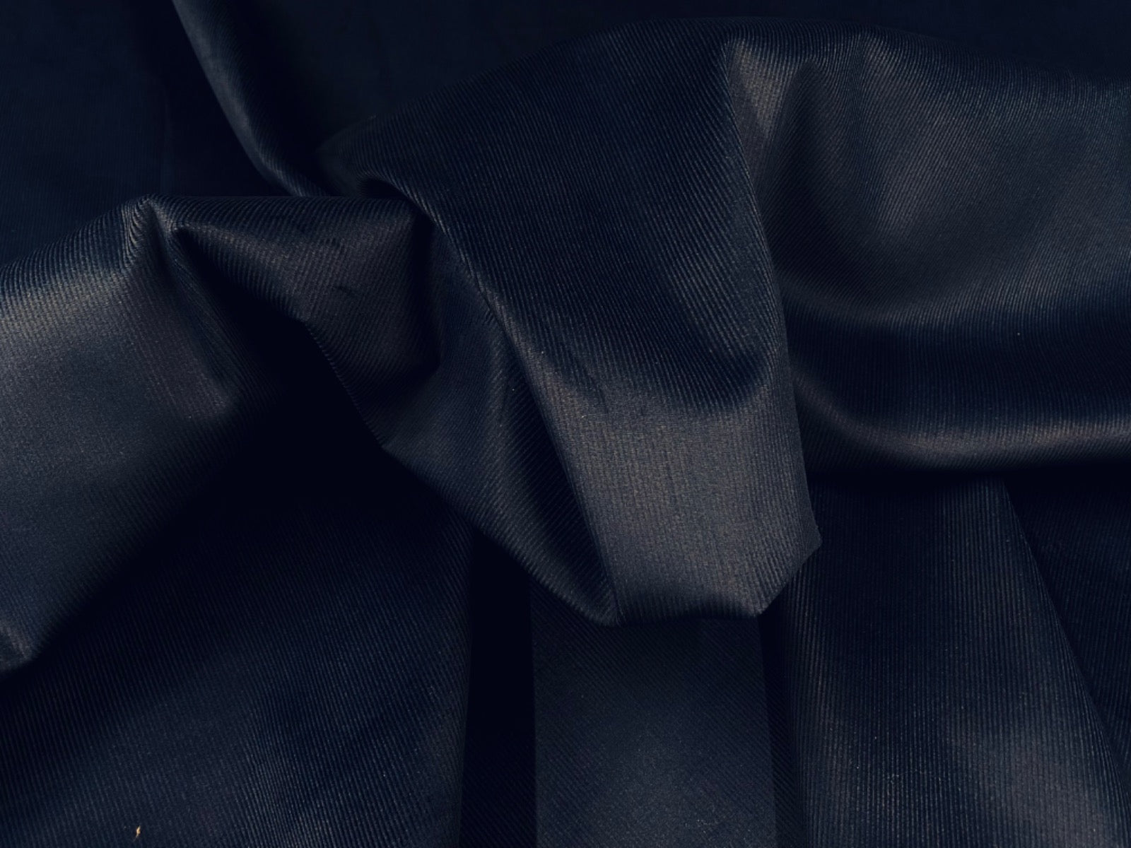 F371 Ex Designer 18 Wale Stretch Corduroy Navy