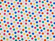 T521 Rainbow Spot White Multi