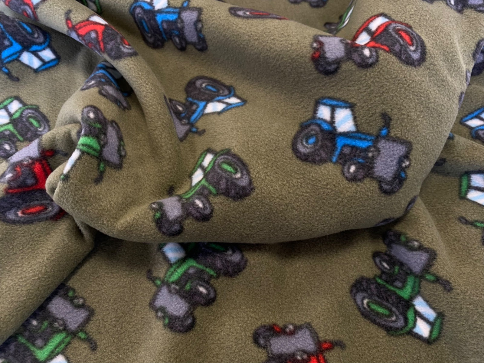 C743 Tractor Polar Fleece Khaki