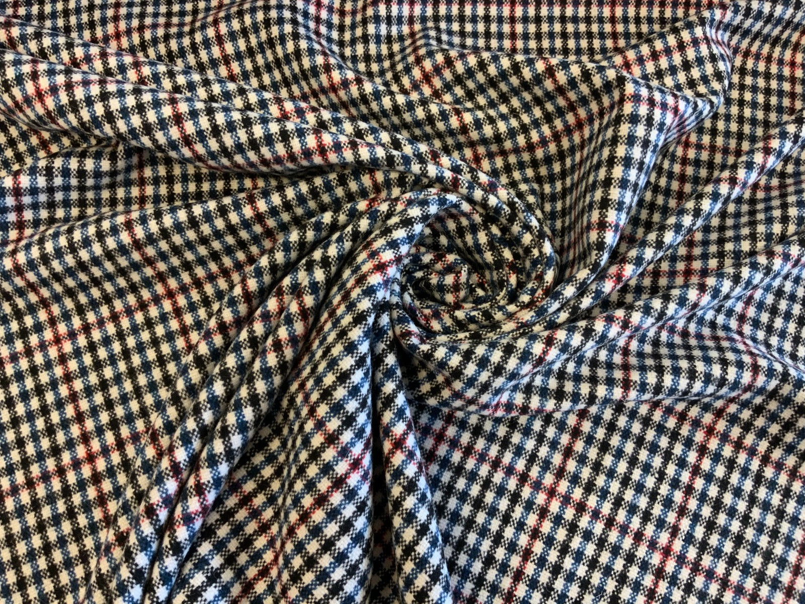 Glen Check Coating F103 Red/ Blue