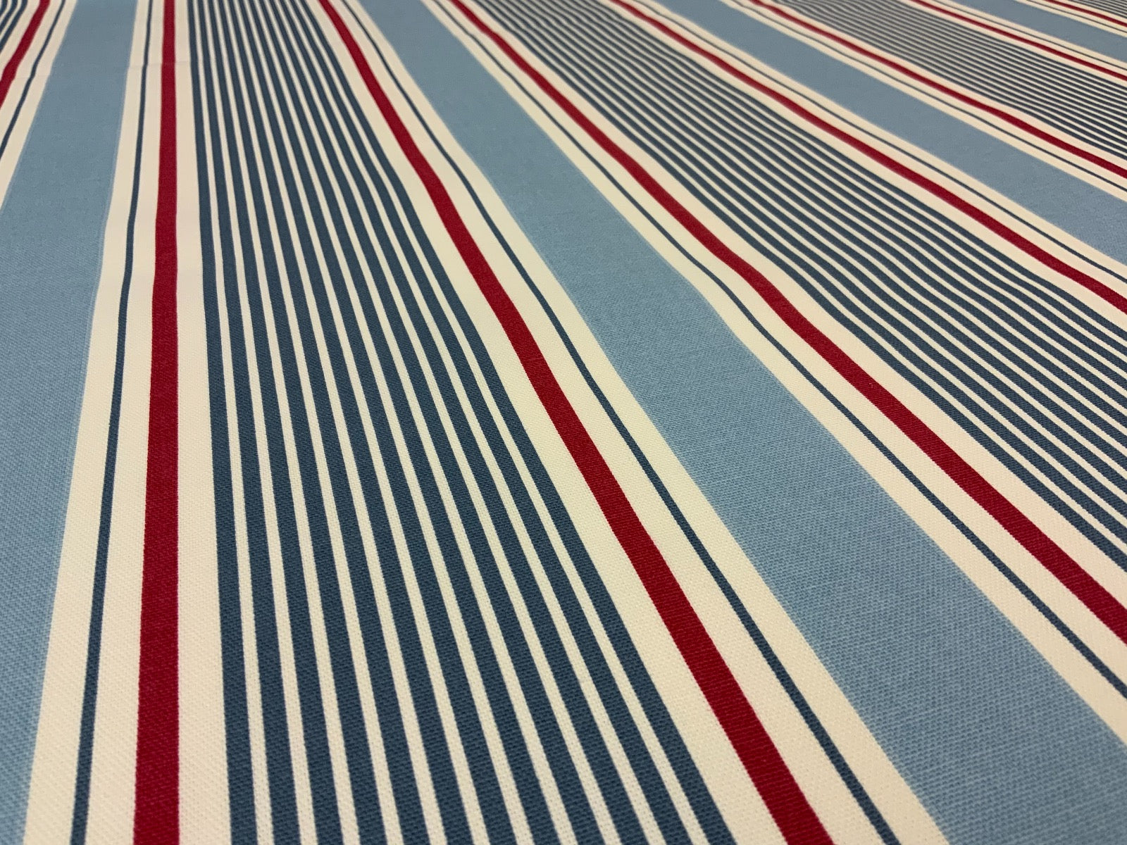 Clarke and Clarke Sail Stripe Marine