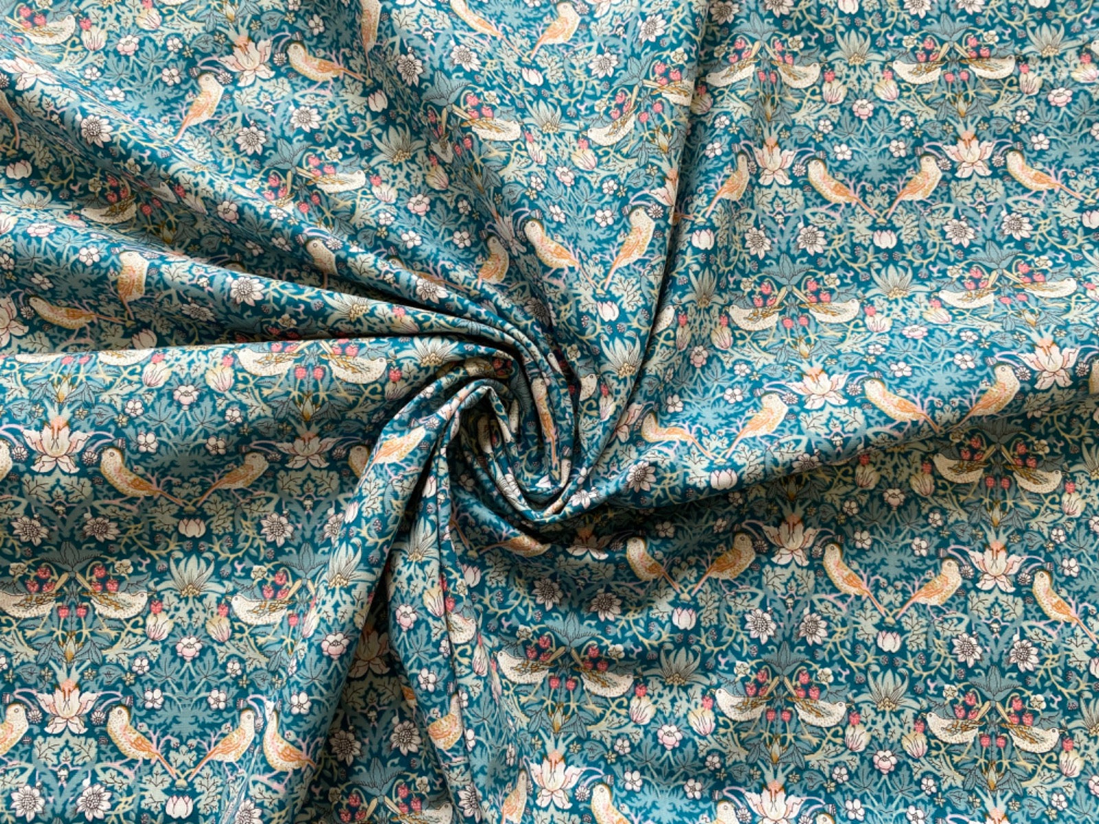 Tex Ex 2725 Hedgerow Birds Navy