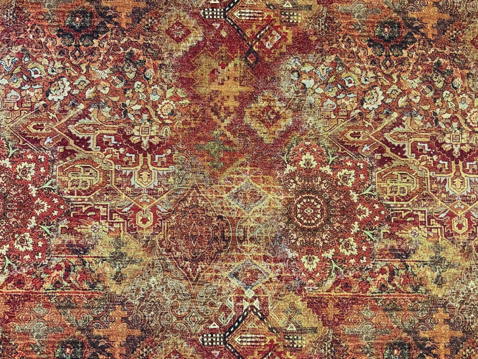 T446 Moroccan Bazaar Tapestry Rust