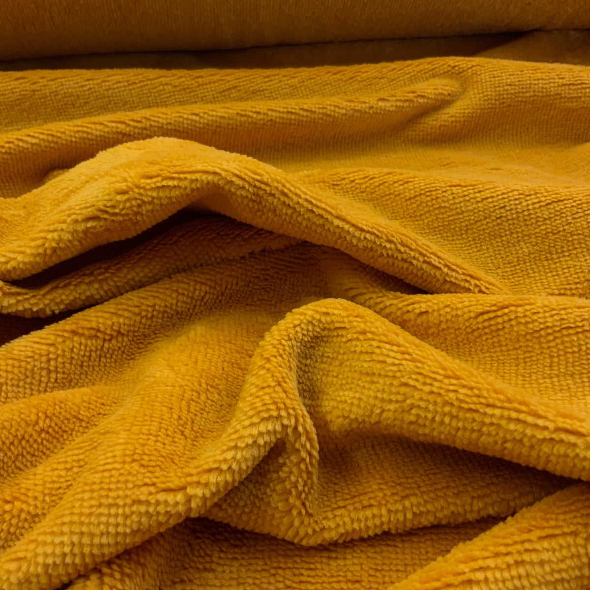 NEW Bamboo Towelling Mustard B286