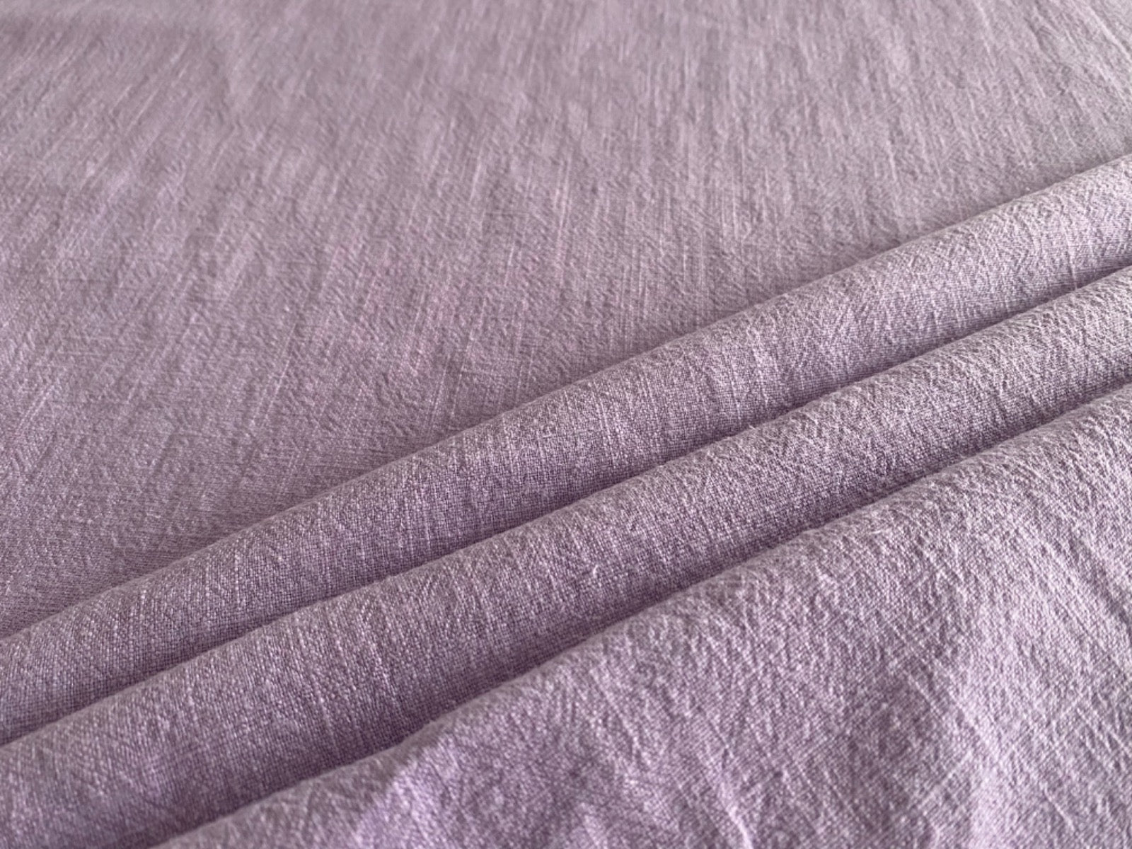 B374 Washed Ramie Linen Look Lilac