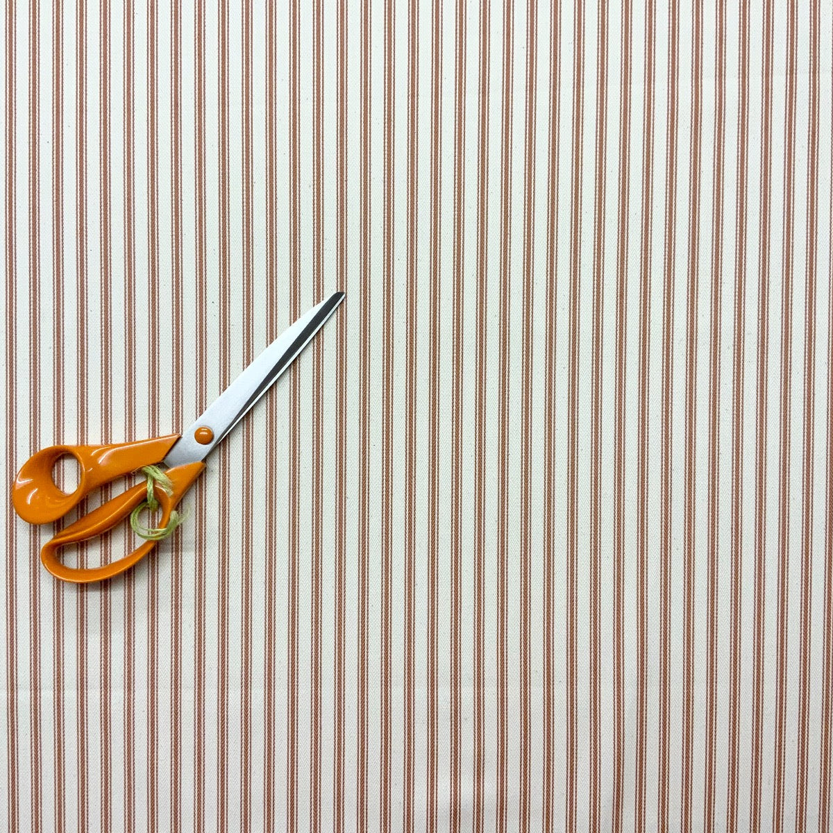 S120 French Woven Ticking Rust