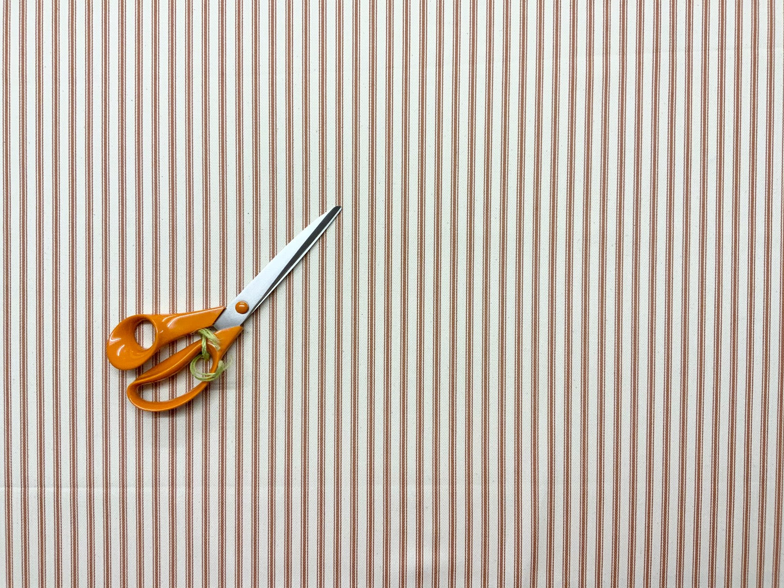 S120 French Woven Ticking Rust