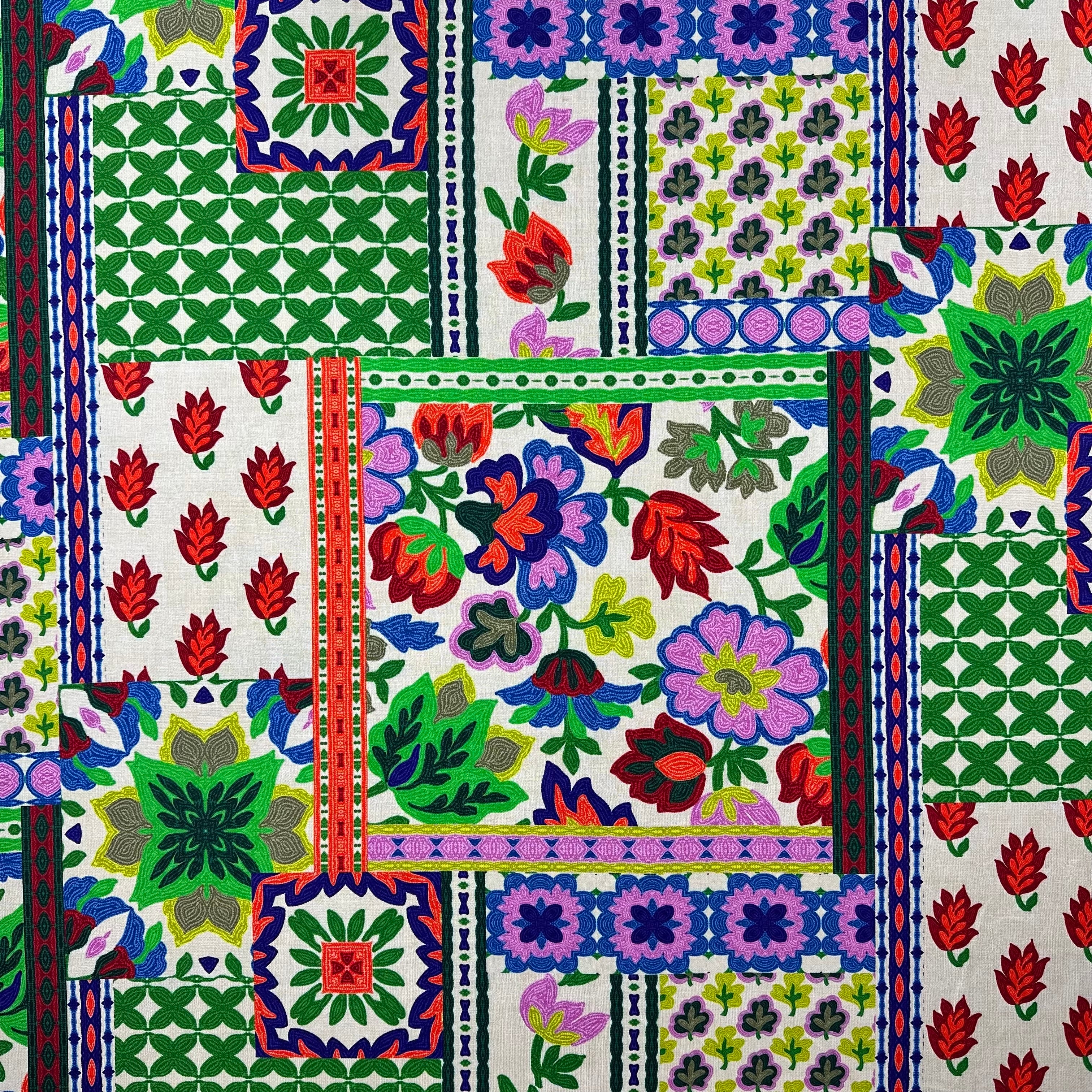 Bohemia Viscose Multi Dressmaking Fabric 