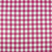 C783 17mm Woven Cotton Gingham Fuchsia Fabric