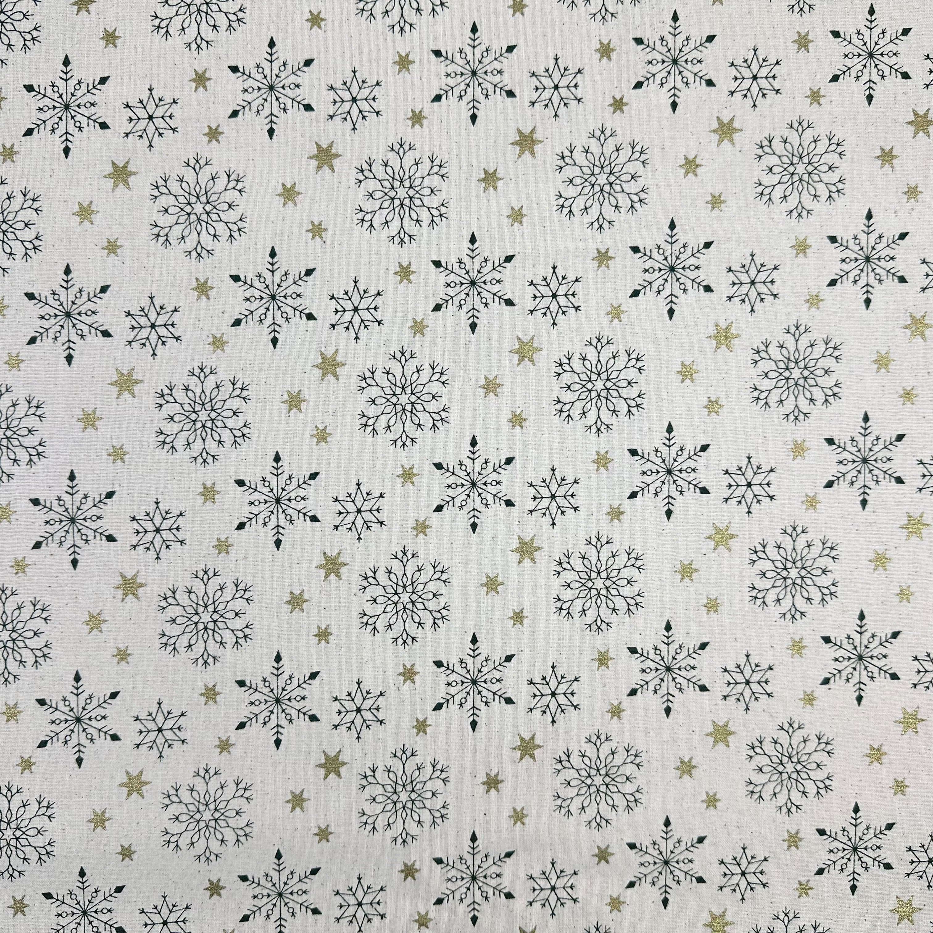 C832 Folk Snowflake Natural flat