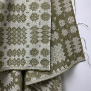 Cadair Welsh Blanket Rustic Weave Moss S272 Fabric