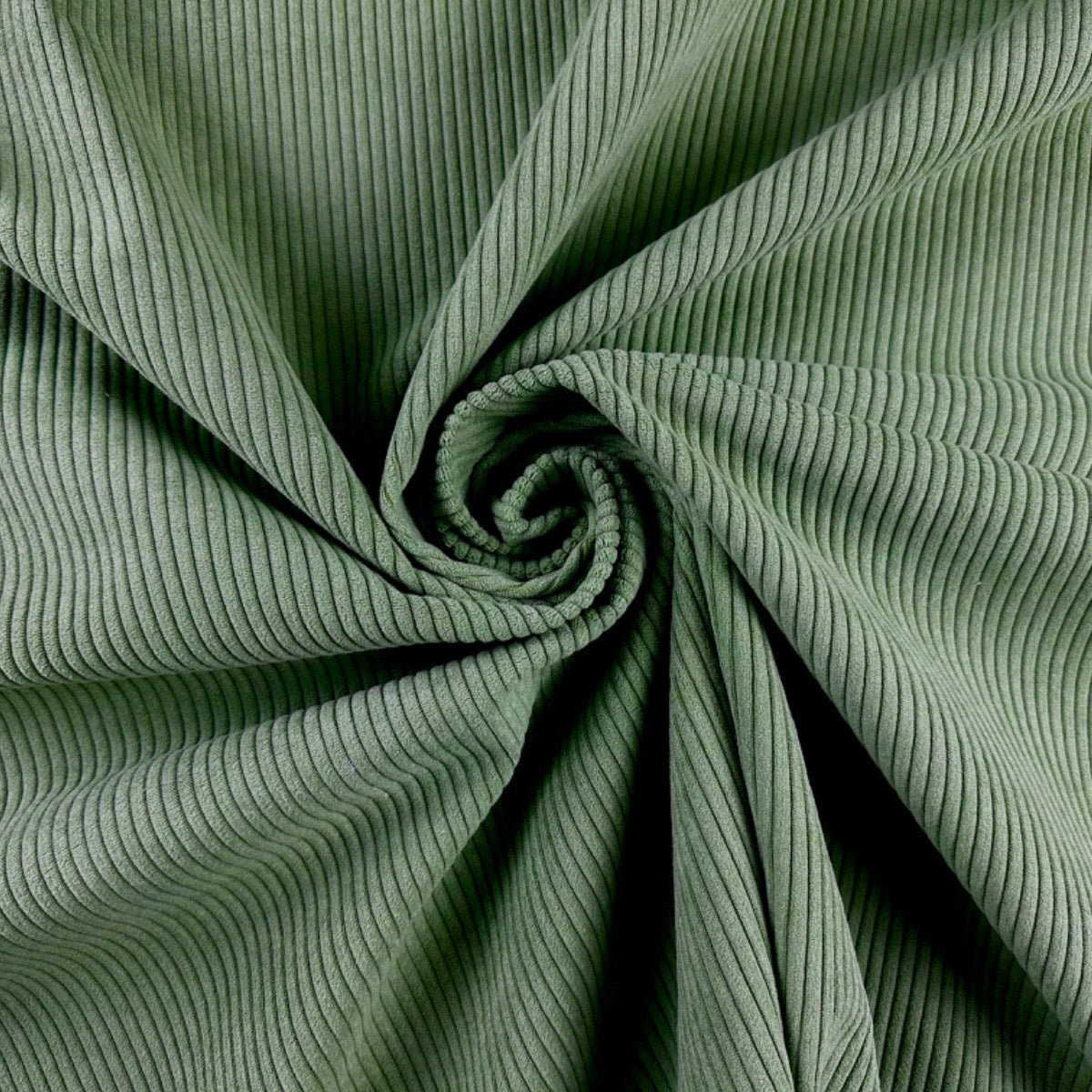 Chunky 5 Wale Upholstery Corduroy Sage H336 Fabric