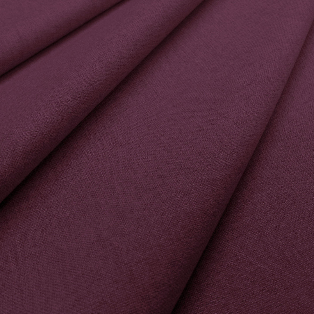 Clarke and Clarke highlander berry purple fabric swatch