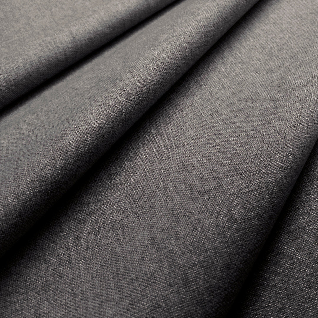 Clarke & Clarke Highlander Charcoal | Textile Express | Plain ...