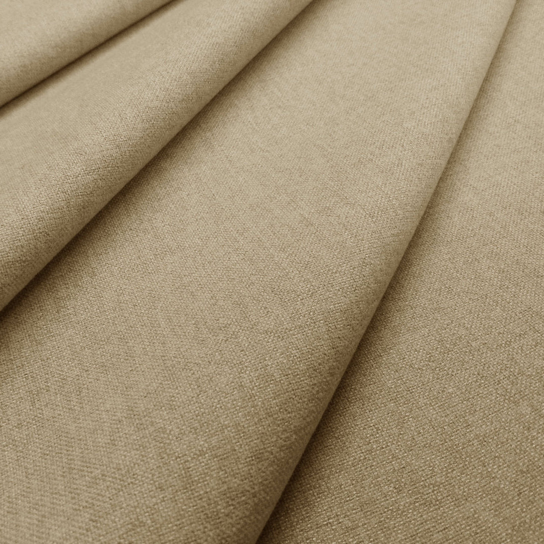 clarke and Clarke highlander coffee brown fabric swatch